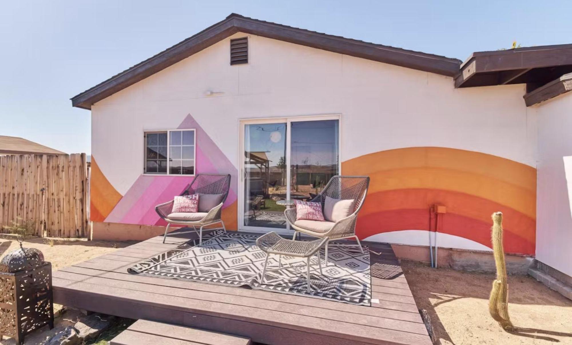 ג'ושואה טרי Twin Palms Desert Getaway - Jacuzzi, Fire Pit, Meditation Room & More מראה חיצוני תמונה