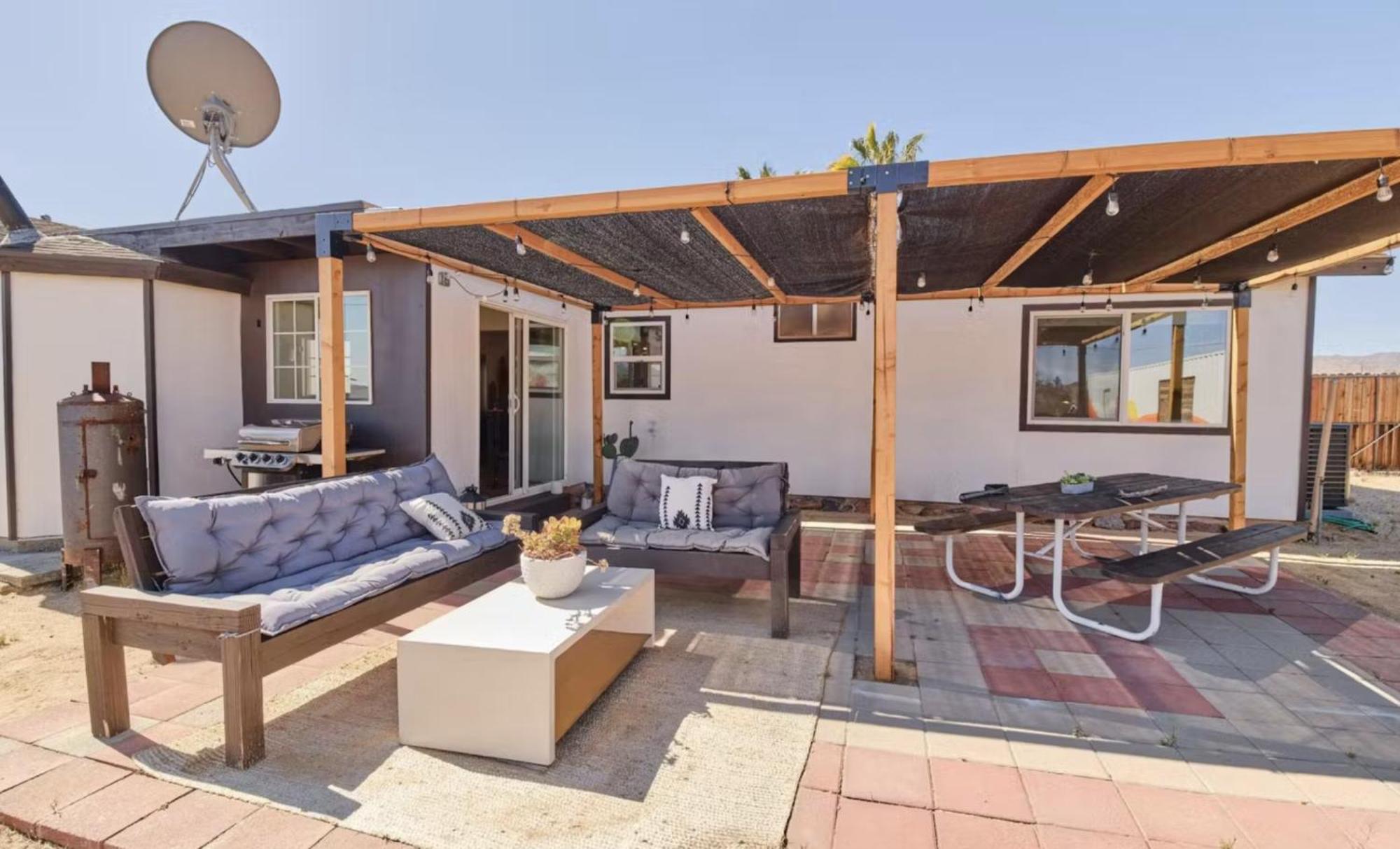 ג'ושואה טרי Twin Palms Desert Getaway - Jacuzzi, Fire Pit, Meditation Room & More מראה חיצוני תמונה