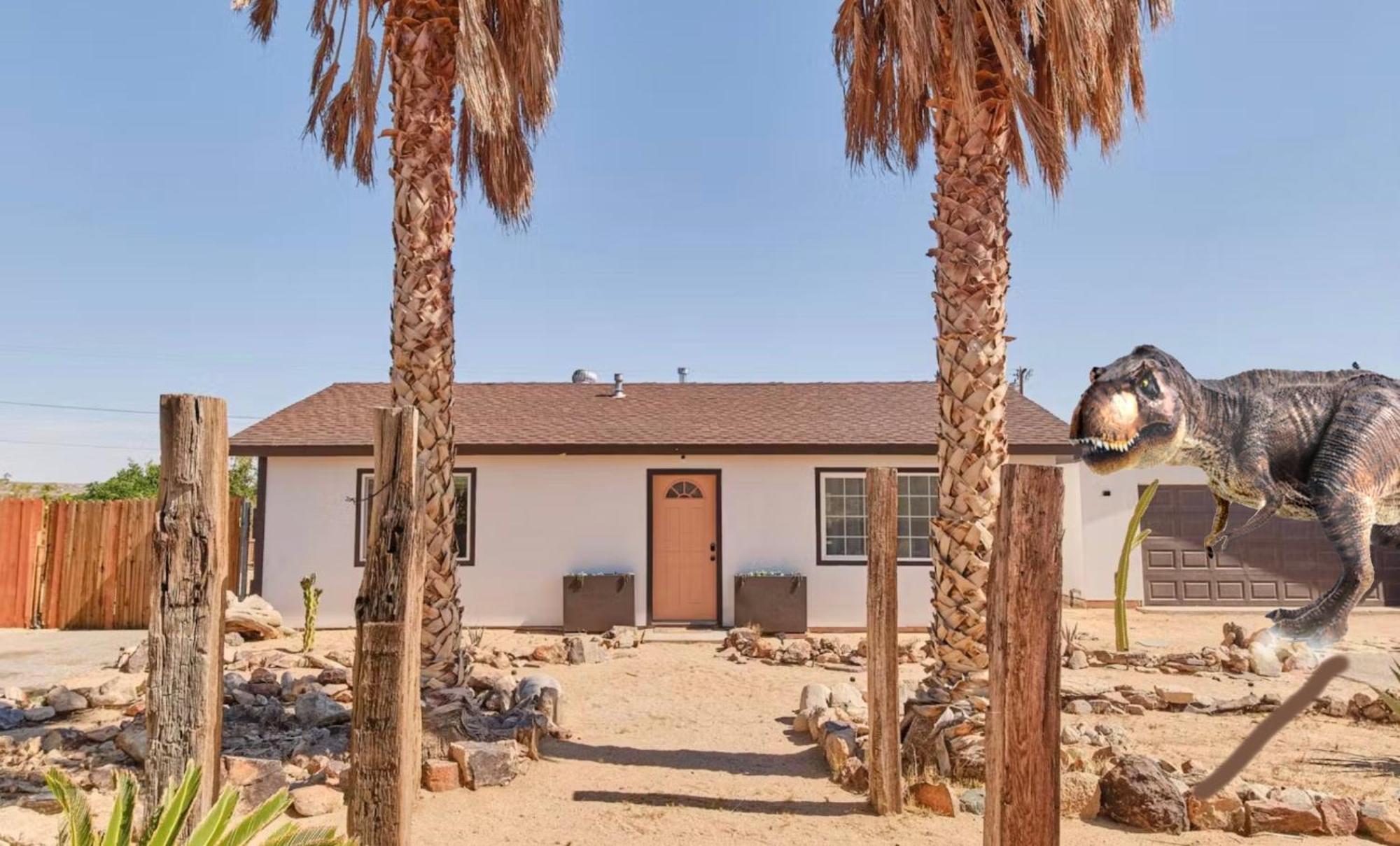 ג'ושואה טרי Twin Palms Desert Getaway - Jacuzzi, Fire Pit, Meditation Room & More מראה חיצוני תמונה