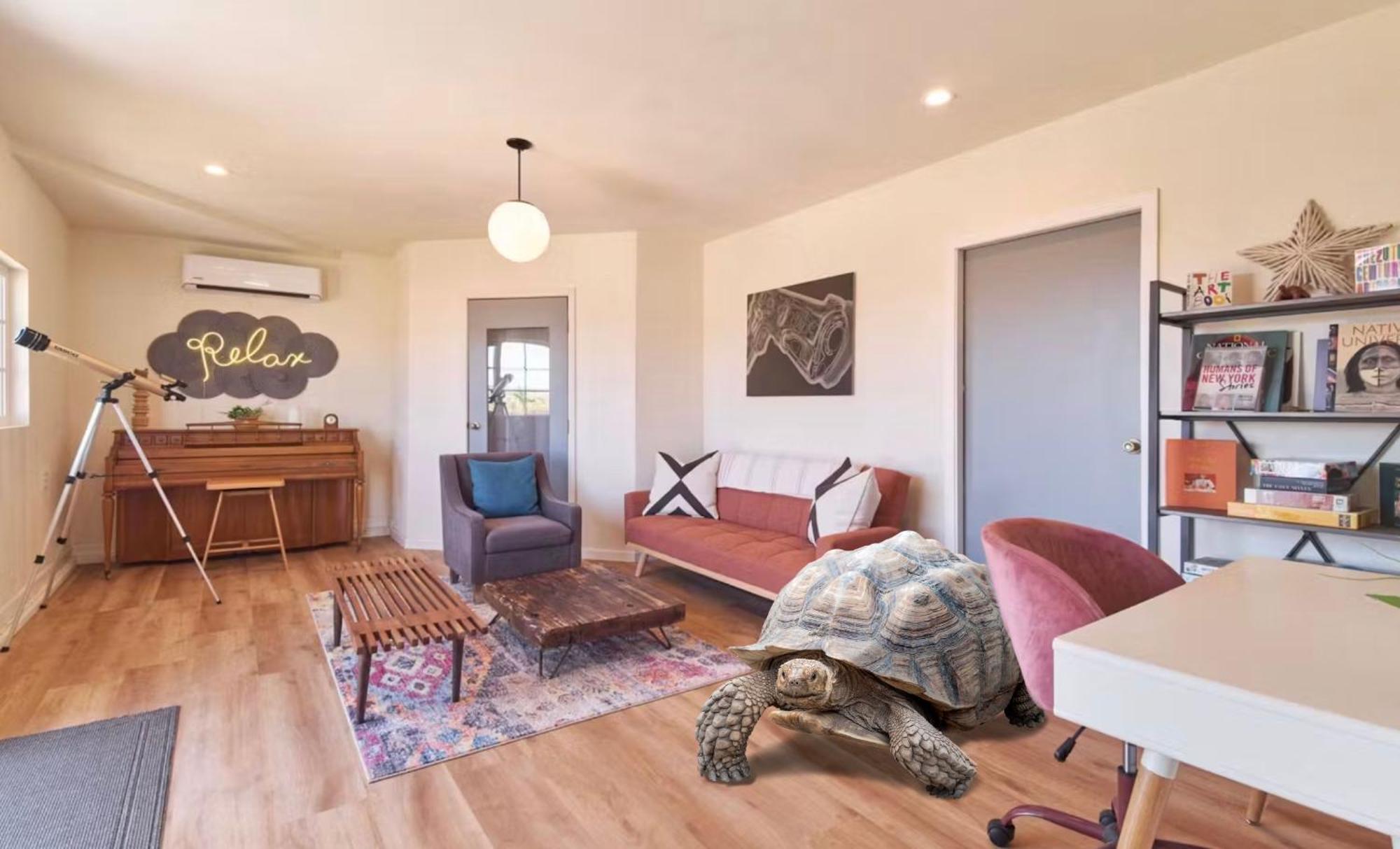 ג'ושואה טרי Twin Palms Desert Getaway - Jacuzzi, Fire Pit, Meditation Room & More מראה חיצוני תמונה